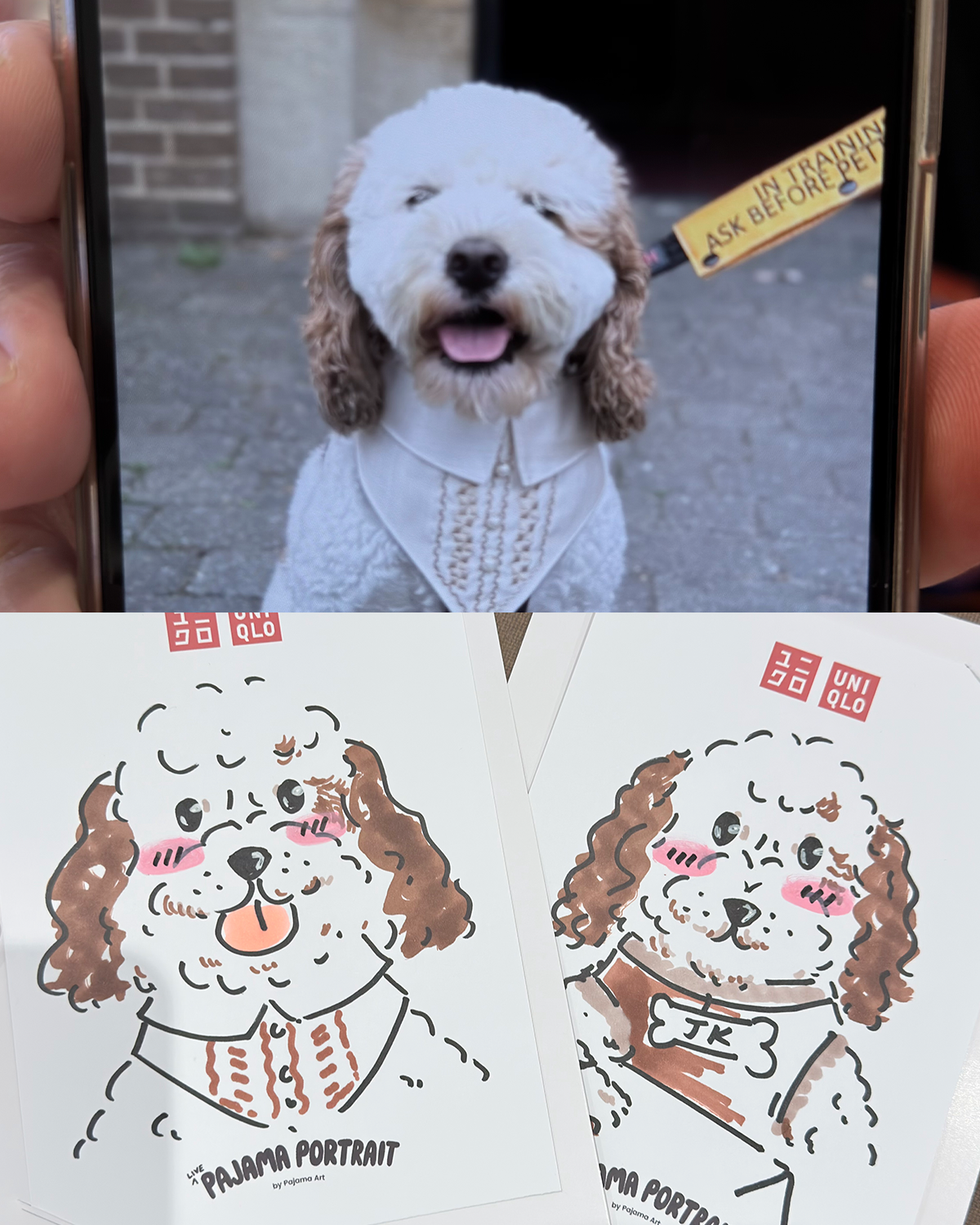[HAND DRAWN] Pajama Portrait by Pajama Art