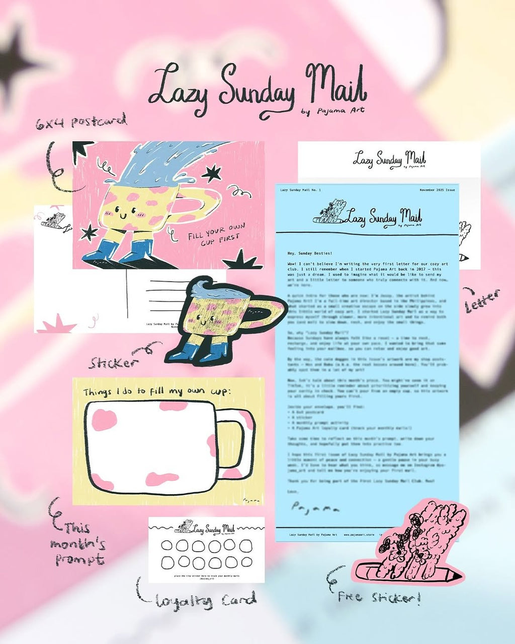 Lazy Sunday Mail Club Subscription