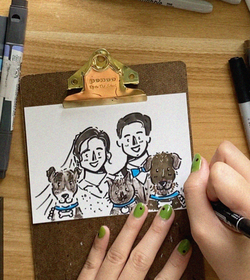 [HAND DRAWN] Pajama Portrait by Pajama Art